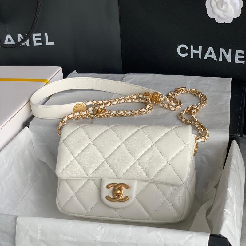 Chanel 2.55 Classic AP3369 white